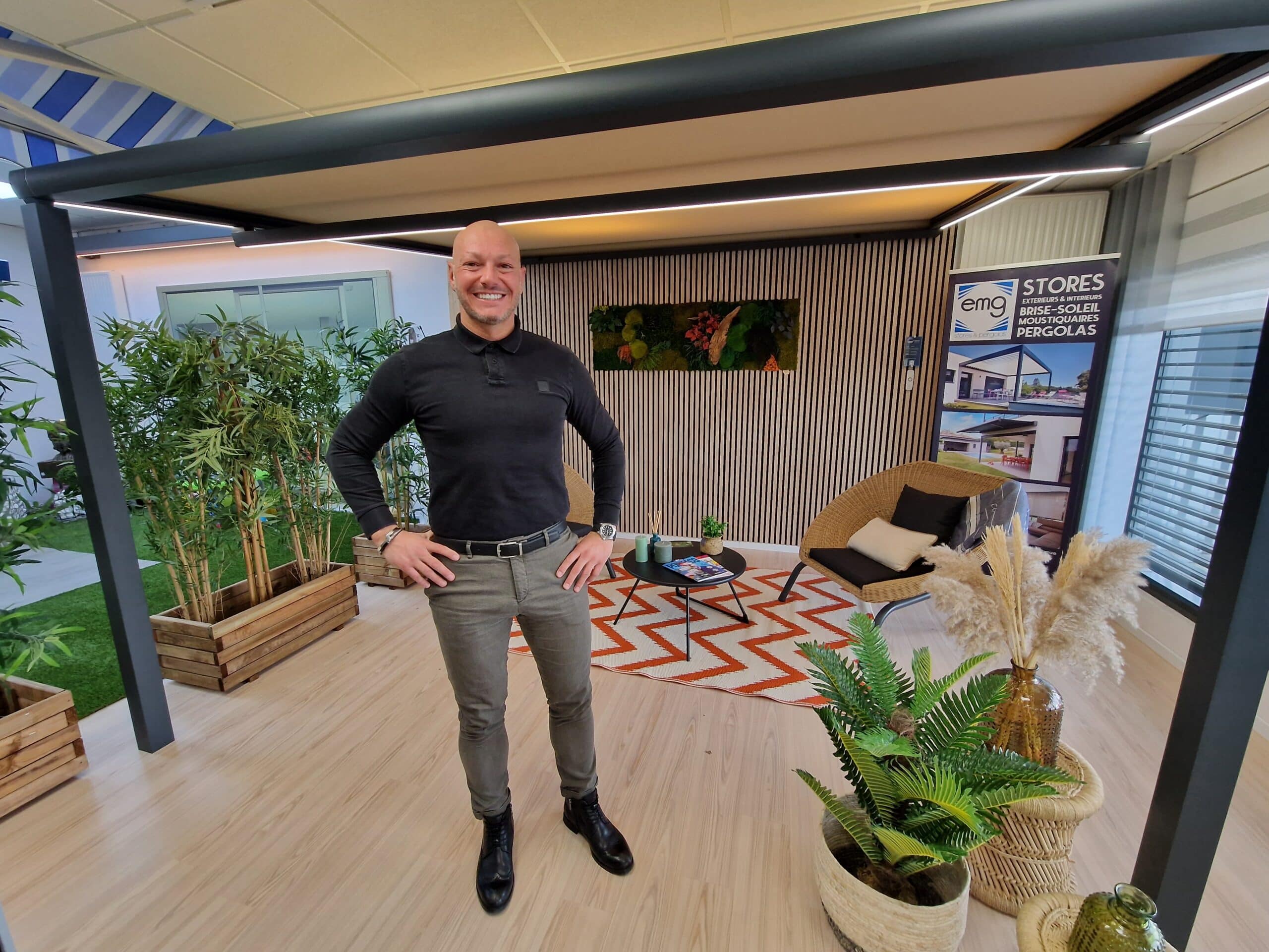 Marcello Ferraro et Steven Bischoff, le sens du juste produit chez EMG Stores & Pergolas