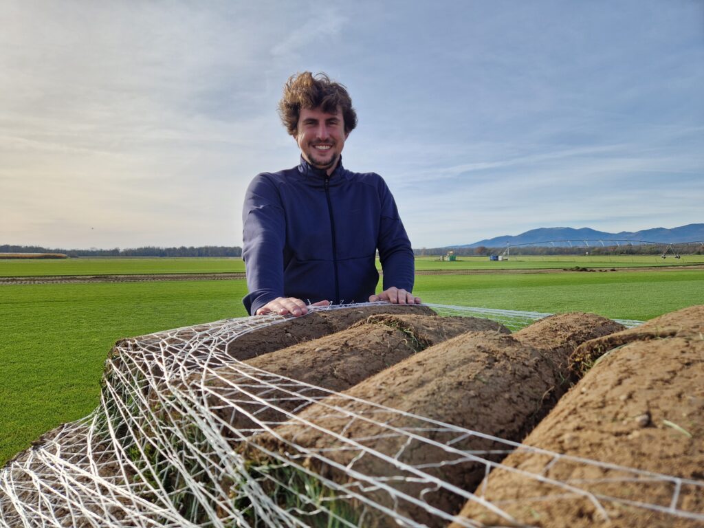 Yan Haefflinger et les Gazons de la Hardt : l’innovation verte en rouleau
