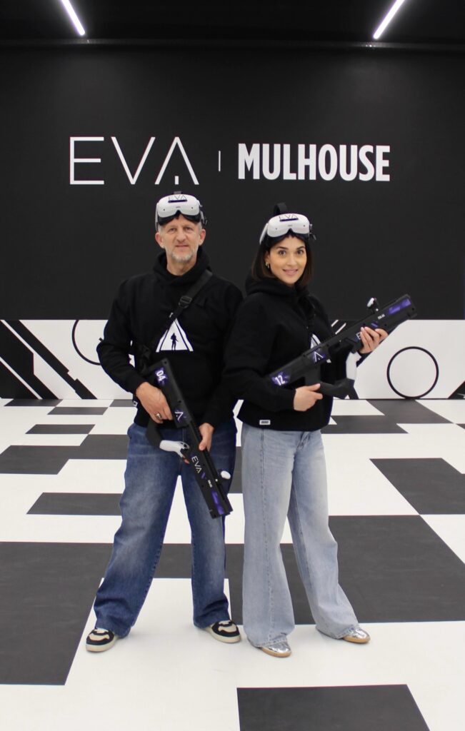 EVA Wittenheim – Mathilde Fischer et Marc Di Giuseppantonio changent les règles du jeu par une expérience gaming immersive, plus vraie que nature