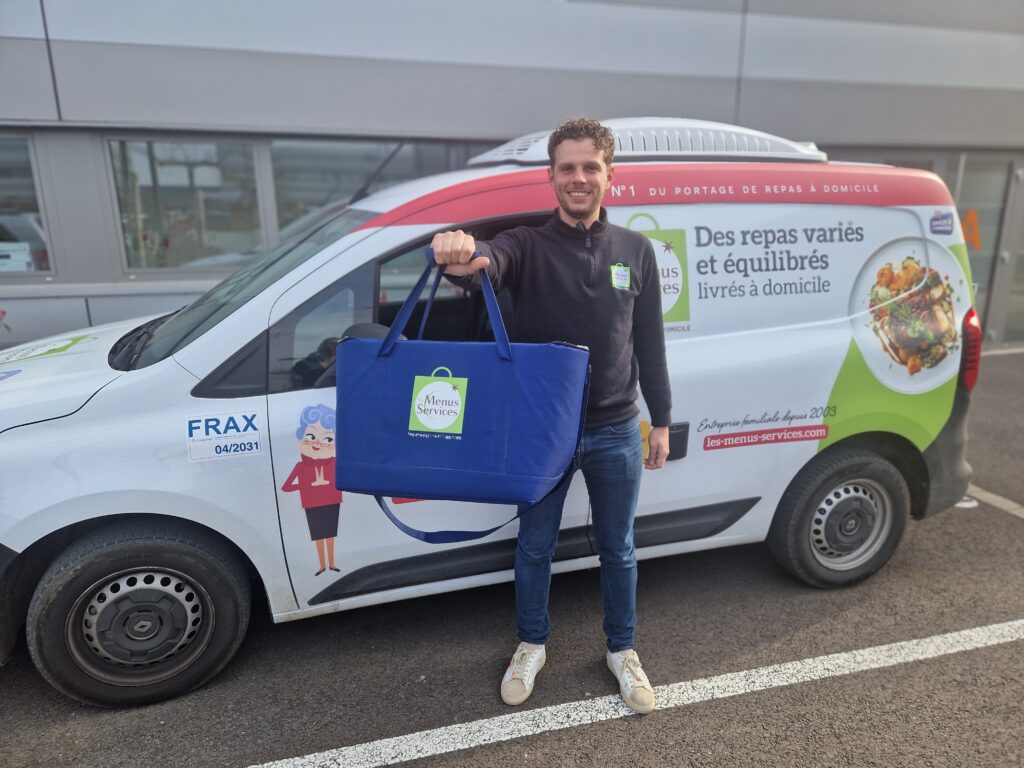 Les Menus Services Colmar: Robin Guntz aux commandes d&rsquo;un service de portage à domicile de repas variés, équilibrés et adaptés aux besoins
