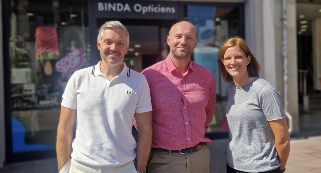 Binda Opticiens – Julien Hensel, Sophie et Paul-Henri Bihl ouvrent un nouveau chapitre d’une institution mulhousienne